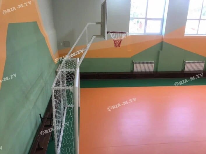 Как теперь выглядит спортзал в школе Мелитополя, фото 5